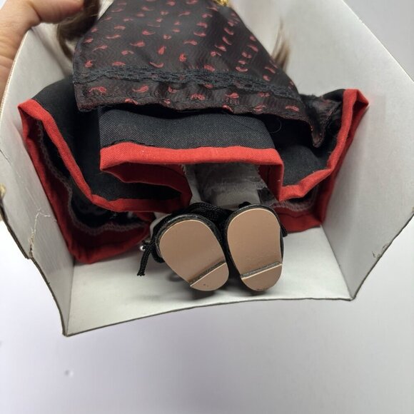 German Collectible Doll 13" Porzellan Puppe Porcelain Girl Doll - Picture 5 of 15